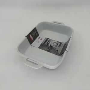 Staub White Rectangular Gratin Dish